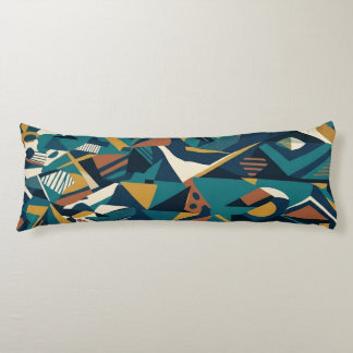 Moderne abstrakte geometrische Kunst - Retro Türki Seitenschläferkissen
