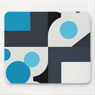 Moderne abstrakte geometrische Kunstwerke Mousepad