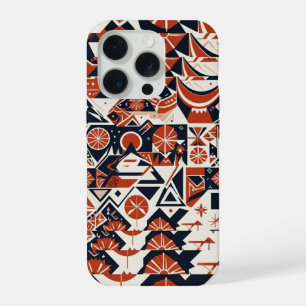 Moderne abstrakte geometrische Oberflächengestaltu iPhone 15 Pro Hülle
