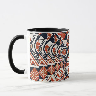 Moderne abstrakte geometrische Oberflächengestaltu Tasse