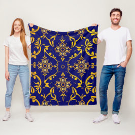 Moderne Abstrakte geometrische Wandkunst Fleecedecke
