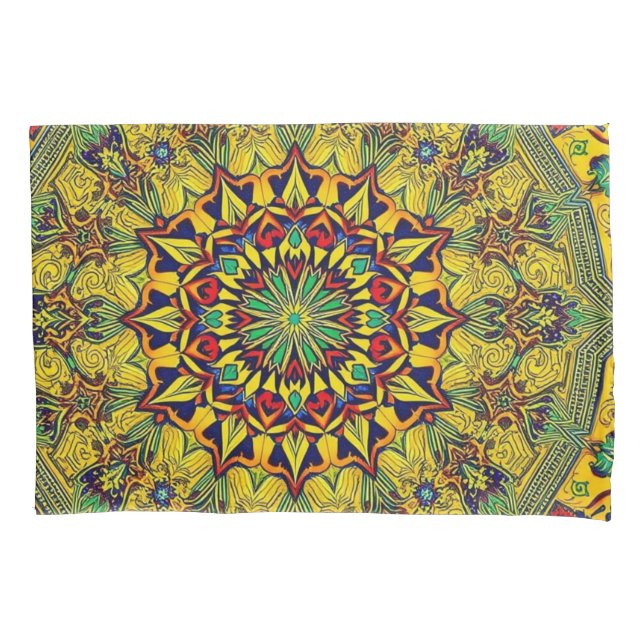 Moderne Abstrakte geometrische Wandkunst Kissenbezug (Vorderseite)