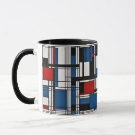 Moderne Abstrakte geometrische Wandkunst Tasse
