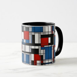 Moderne Abstrakte geometrische Wandkunst Tasse