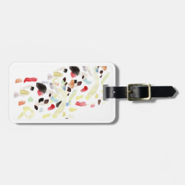 Moderne Abstrakte Gepäckmarke Gepäckanhänger