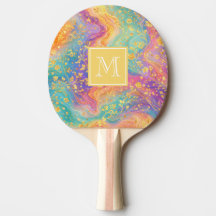 Moderne abstrakte Glitter-Blumen-Monogramm-Design 