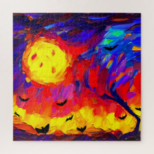 Moderne Abstrakte Halloween-Nacht