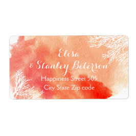 Moderne abstrakte Hochzeit des Korallenriffs