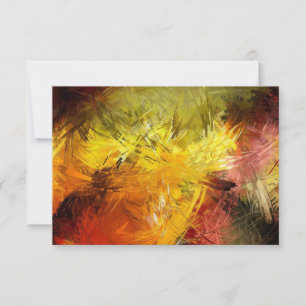 Moderne abstrakte Hochzeits-RSVP-Luxuskarte RSVP Karte