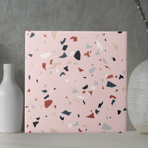 Moderne abstrakte italienische Terrazzo-Nahtlos-Mu Fliese