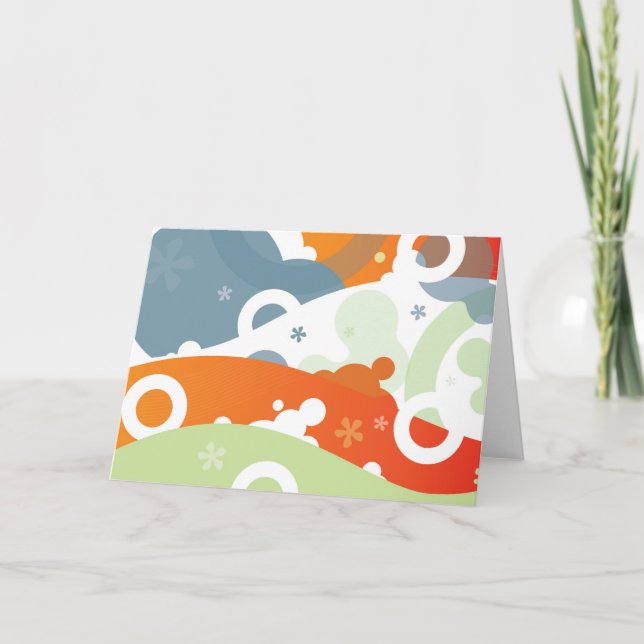 Moderne Abstrakte Karte (Vorderseite)