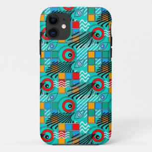 Moderne abstrakte kreative mehrfarbige Muster Case-Mate iPhone Hülle
