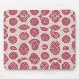 Moderne abstrakte Kreisstruktur Mousepad