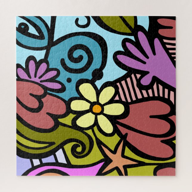 Moderne Abstrakte kubanische Kunst Personalisiert (Vertikal)