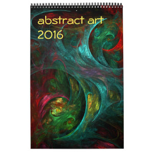 Moderne abstrakte Kunst 2016 Kalender