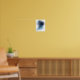 Moderne Abstrakte Kunst Blau Poster (Living Room 2)