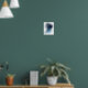 Moderne Abstrakte Kunst Blau Poster (Living Room 1)