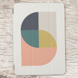 Moderne Abstrakte Kunst Elegante Geometrische Mini iPad Air Hülle<br><div class="desc">Ein minimalistisches,  modernes abstraktes Kunstpiad-Cover mit elegantem geometrischem Design in gedämpften Farben wie Korallenrosa,  Senfgold gelb,  aquamarin grün,  Marineblau und natürliches Weich taupe gray. Das perfekte Accessoire für ein minimales zeitgenössisches Zuhause Office.</div>