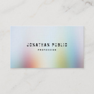 Moderne Abstrakte Kunst Elegantes Berufliches Temp Visitenkarte