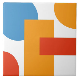 Moderne abstrakte Kunst geometrische Formen Fliese