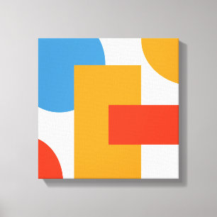 Moderne abstrakte Kunst geometrische Formen Leinwanddruck