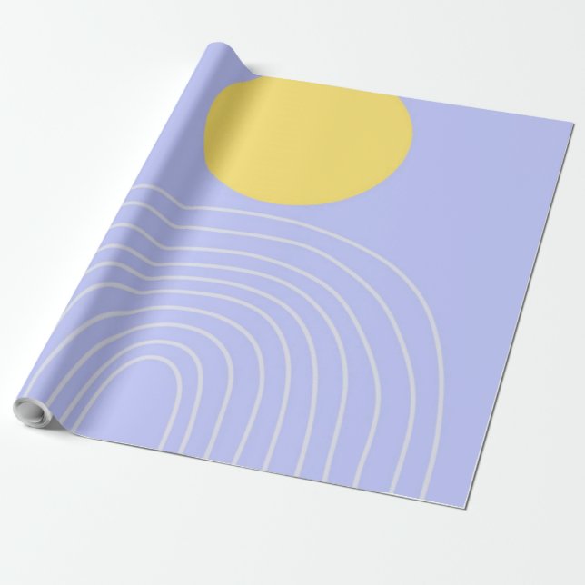 moderne abstrakte Kunst Geschenkpapier (Ungerollt)