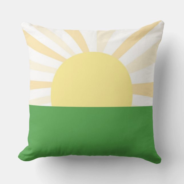 moderne abstrakte Kunst Kissen (Vorderseite)