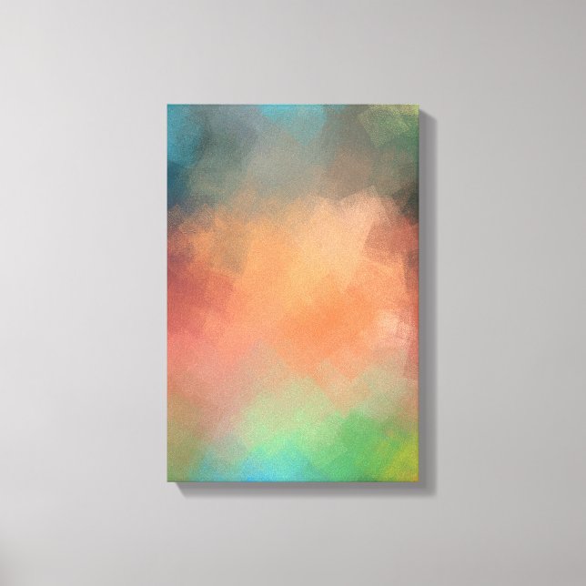 Moderne Abstrakte Kunst Leinwanddruck (Vorderseite)