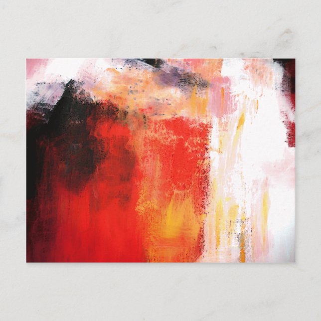 Moderne Abstrakte Kunst - Minimalistische Kunst Postkarte (Vorderseite)