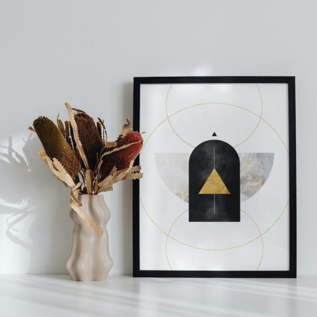 Moderne Abstrakte Kunst Mitte Jahrhundert Minimali Poster (Von Creator hochgeladen)