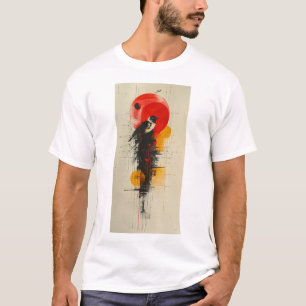 Moderne Abstrakte Kunst Moderne Minimalistische T- T-Shirt