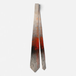 Moderne abstrakte Kunst "Molten Drift" Krawatte