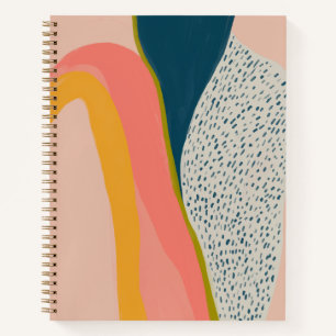 Moderne Abstrakte Kunst Notizbuch