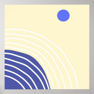 moderne abstrakte Kunst Poster