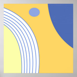 moderne abstrakte Kunst Poster