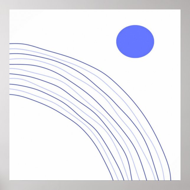 moderne abstrakte Kunst Poster (Vorne)