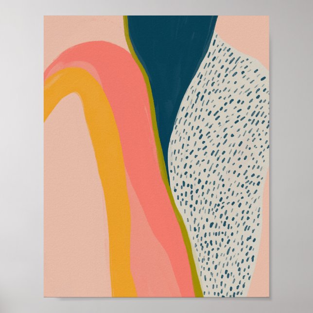 Moderne Abstrakte Kunst Poster (Vorne)