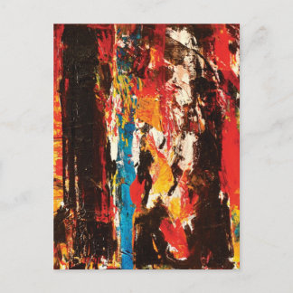 Moderne Abstrakte Kunst Postkarte