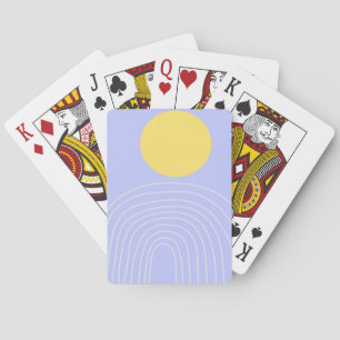 moderne abstrakte Kunst Spielkarten
