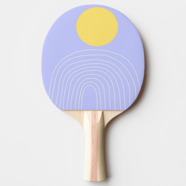 moderne abstrakte Kunst Tischtennis Schläger (Vorderseite)