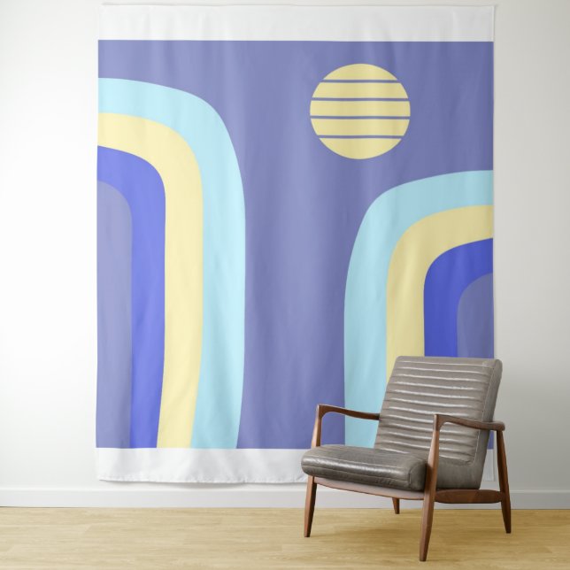 moderne abstrakte Kunst Wandteppich (Beispiel)