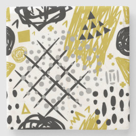 Moderne Abstrakte Kunstformen Steinuntersetzer