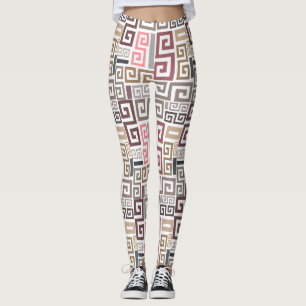 moderne abstrakte künstlerische farbige Linien Leggings