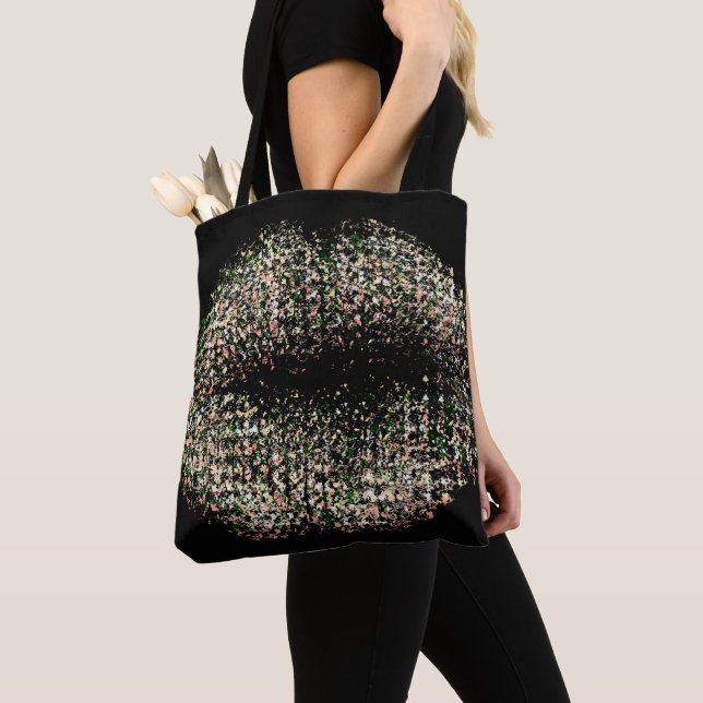 Moderne Abstrakte Kunstlippen #9 Tasche (Von Nahem)