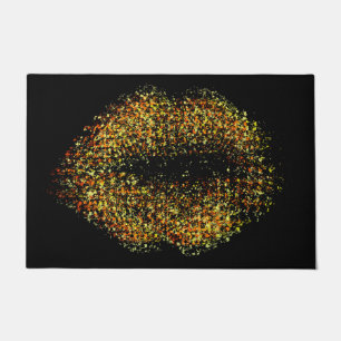 Moderne Abstrakte Kunstlips #22 Fußmatte