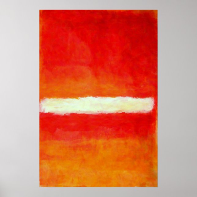 Moderne abstrakte Kunstposter - Rothko-Stil Poster (Vorne)
