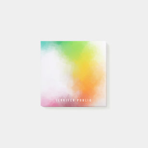 Moderne Abstrakte Kunstvorlage Post-it Klebezettel