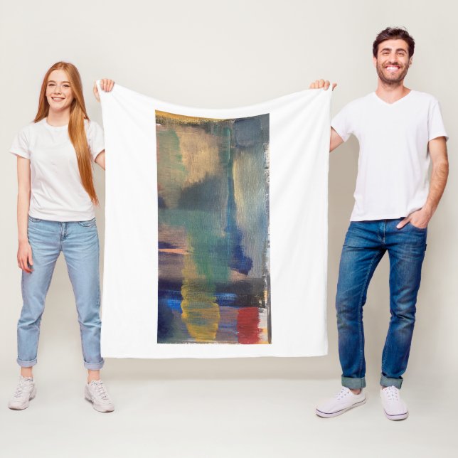 Moderne abstrakte Kunstwurfschaal Fleecedecke (Beispiel)