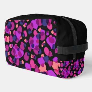 Moderne abstrakte lebendige rosa und violette küns waschbeutel