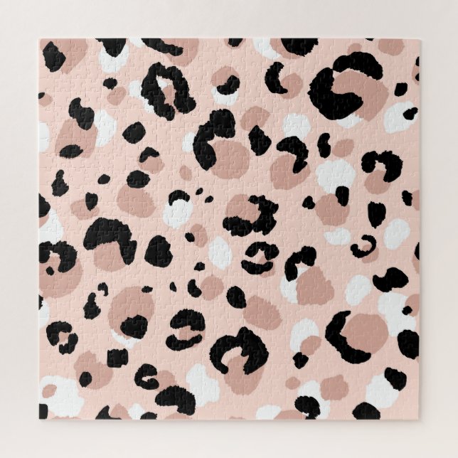 Moderne Abstrakte Leopardendrucke (Vertikal)